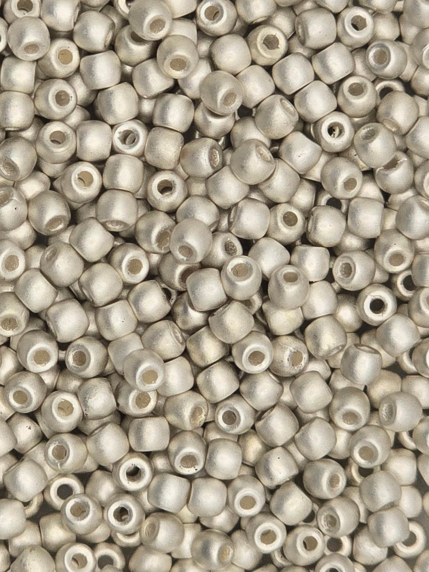 True 2 - 2mm Fire Polished Round Druks - 999 Fine Brush Silver Plate - 100 pcs