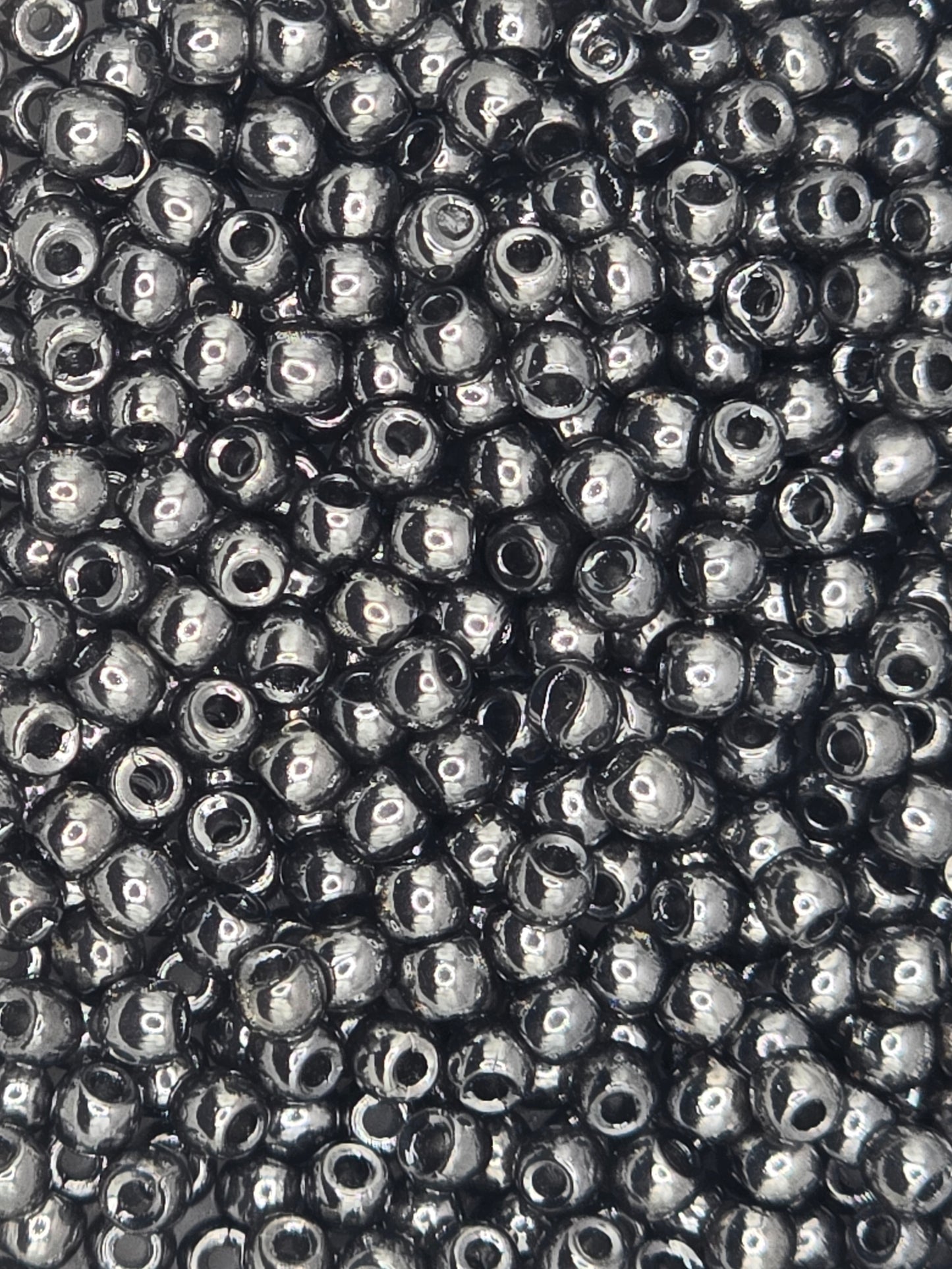 True 2 - 2mm Fire Polished Round Druks - Full Chrome - 100 pcs