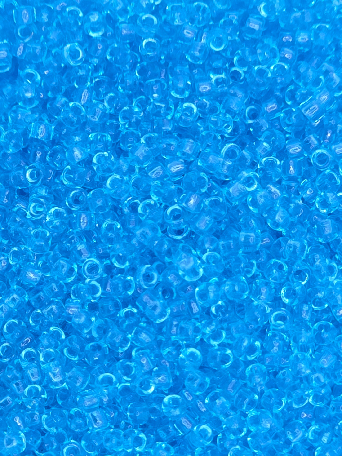 TOHO #15 Seeds - 3 - Transparent Aquamarine - 5 gms