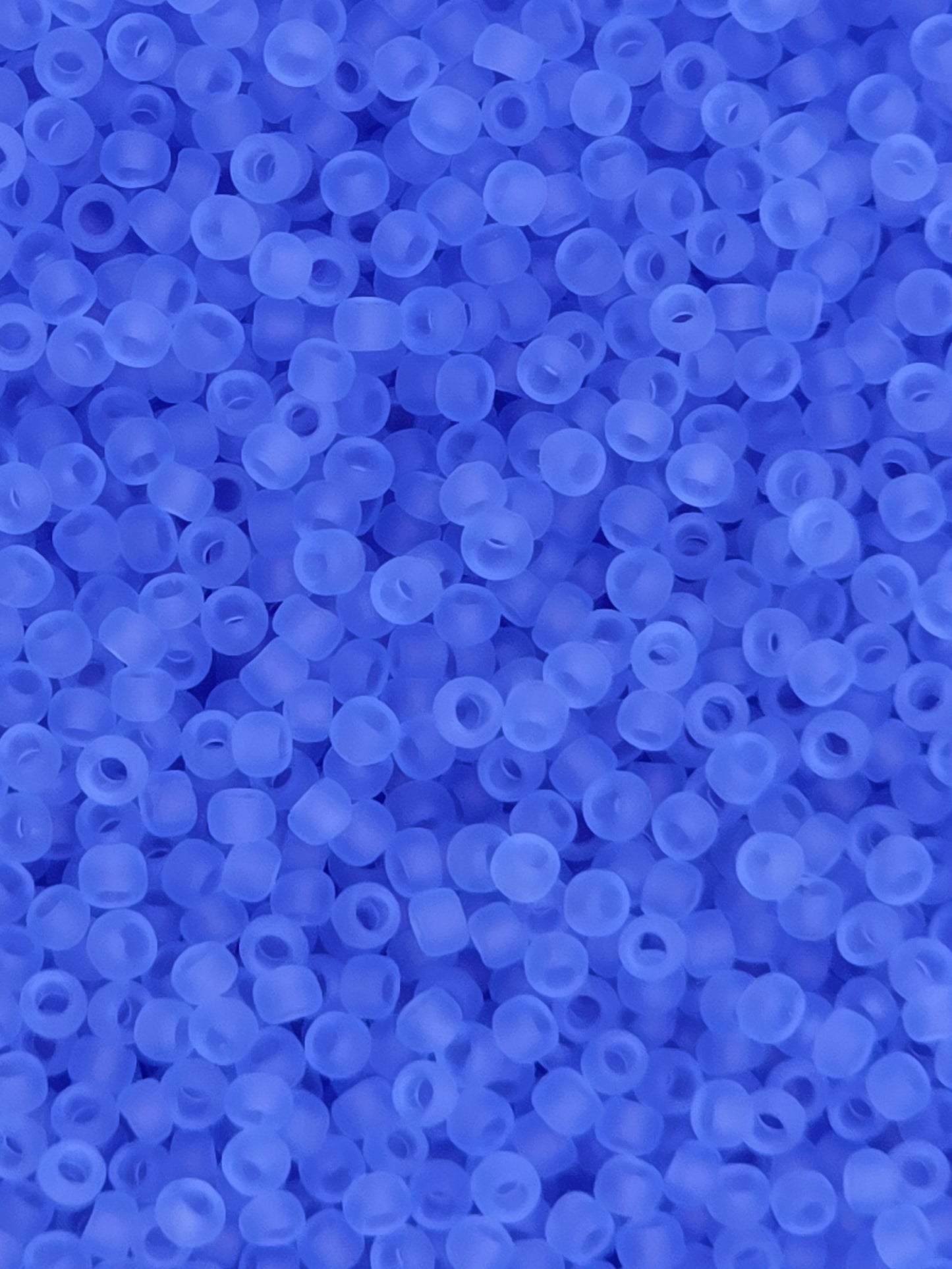 TOHO #15 Seeds - 13F - Transparent Frosted Light Sapphire - 5 gms