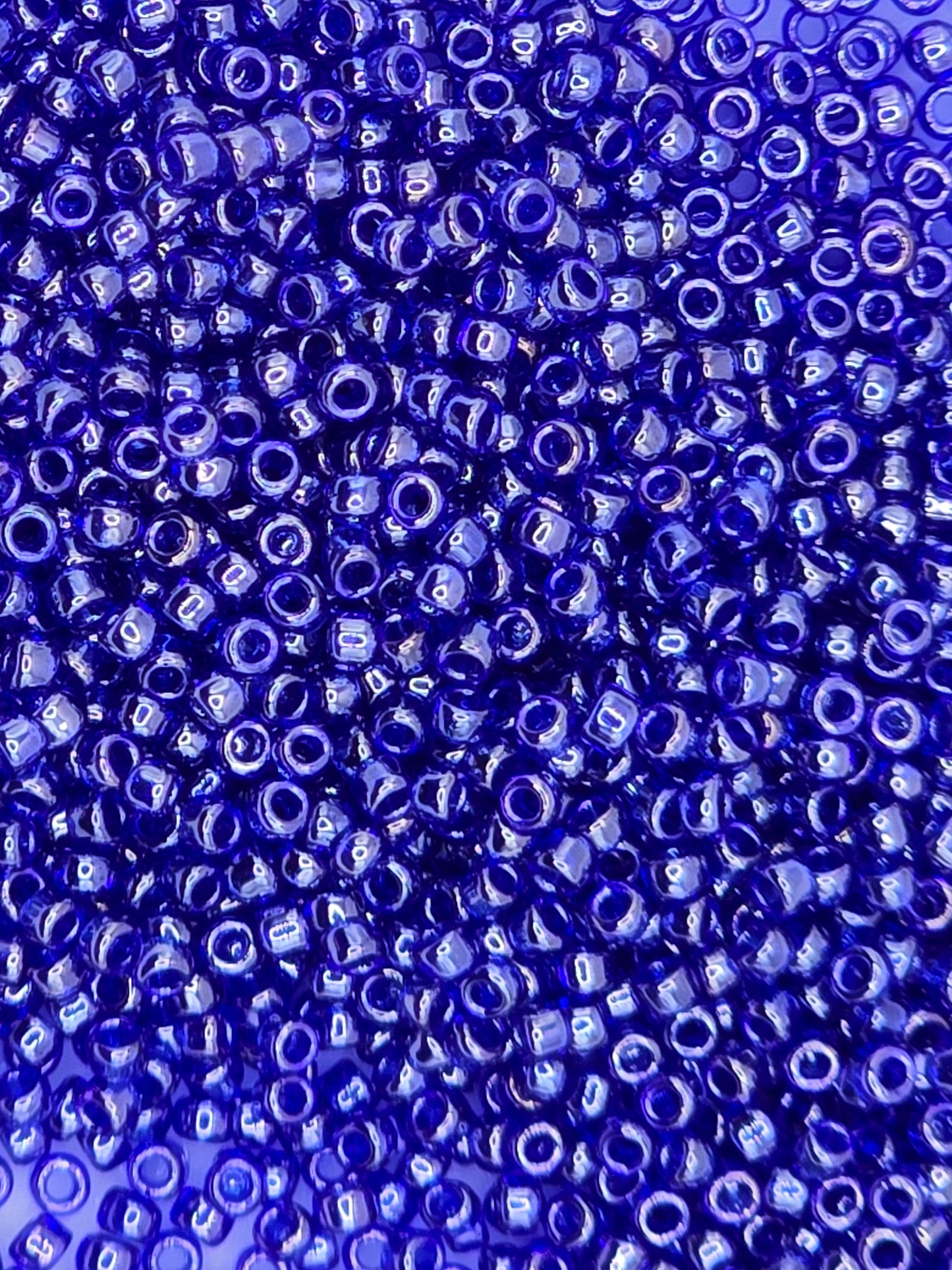 TOHO #15 Seeds - 116 - Transparent Luster Cobalt - 5 gms