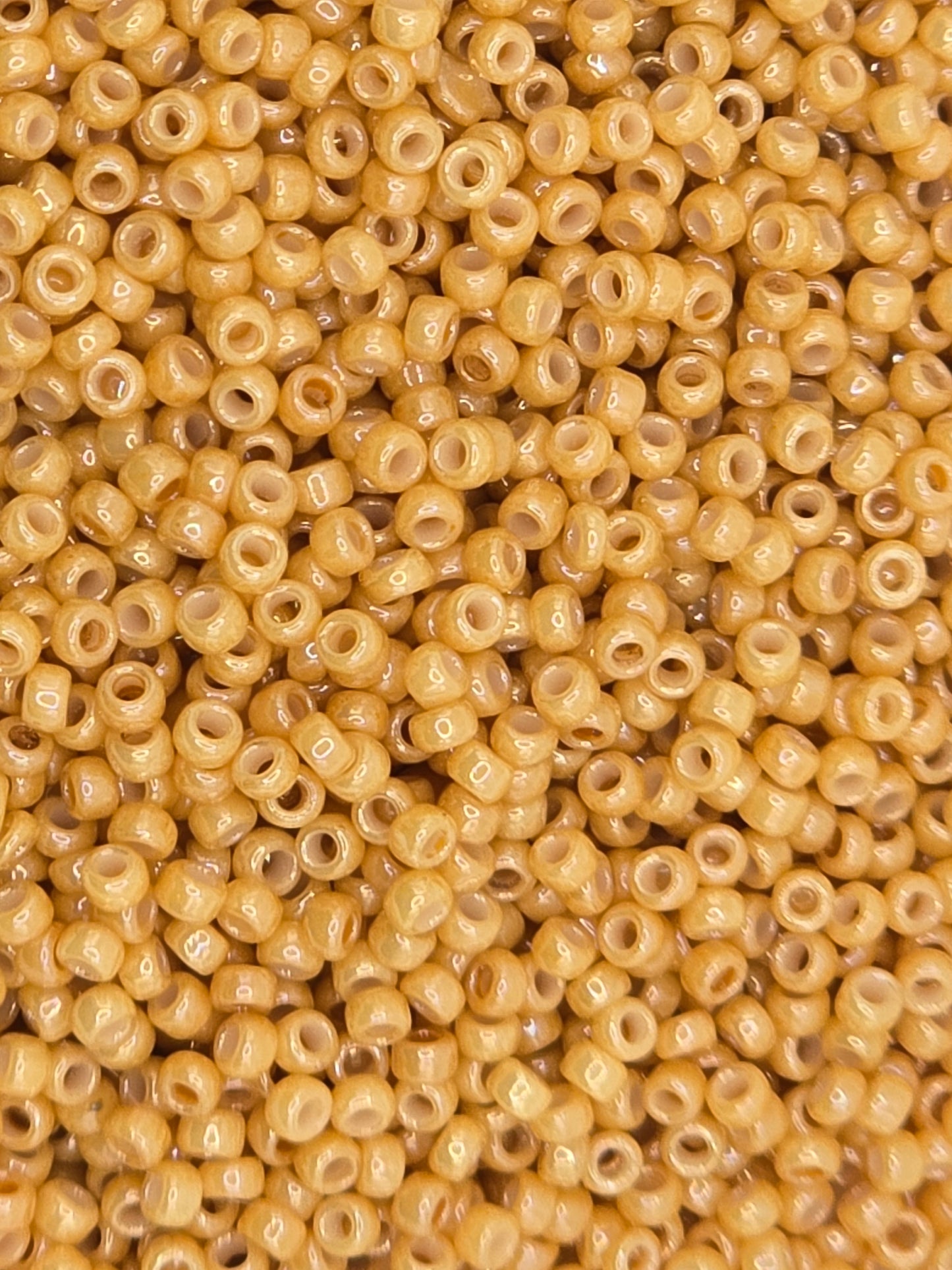 TOHO #15 Seeds - 123D - Opaque Luster Dark Beige - 5 gms