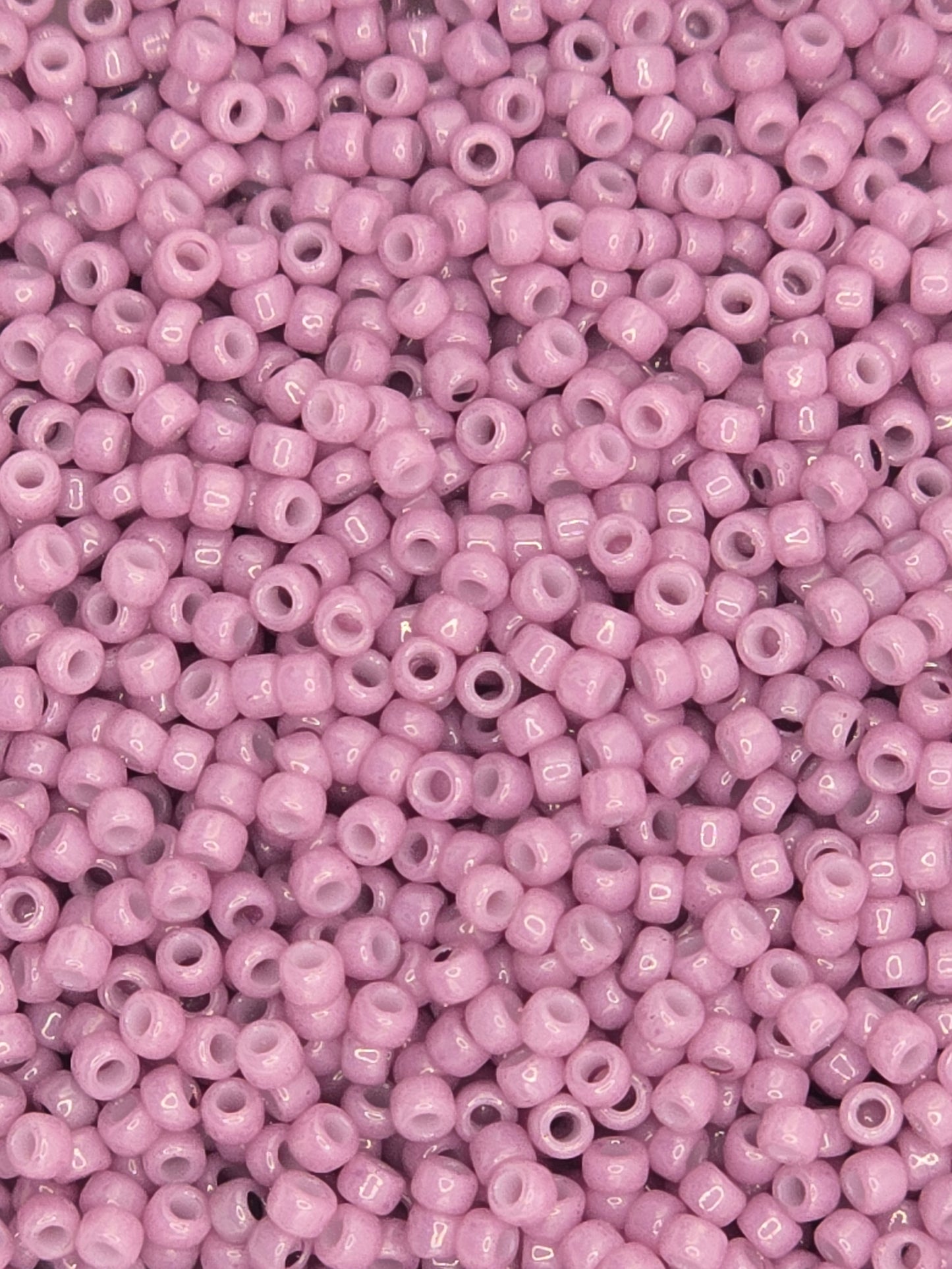 TOHO #15 Seeds - 127 - Opaque Luster Pale Mauve - 5 gms