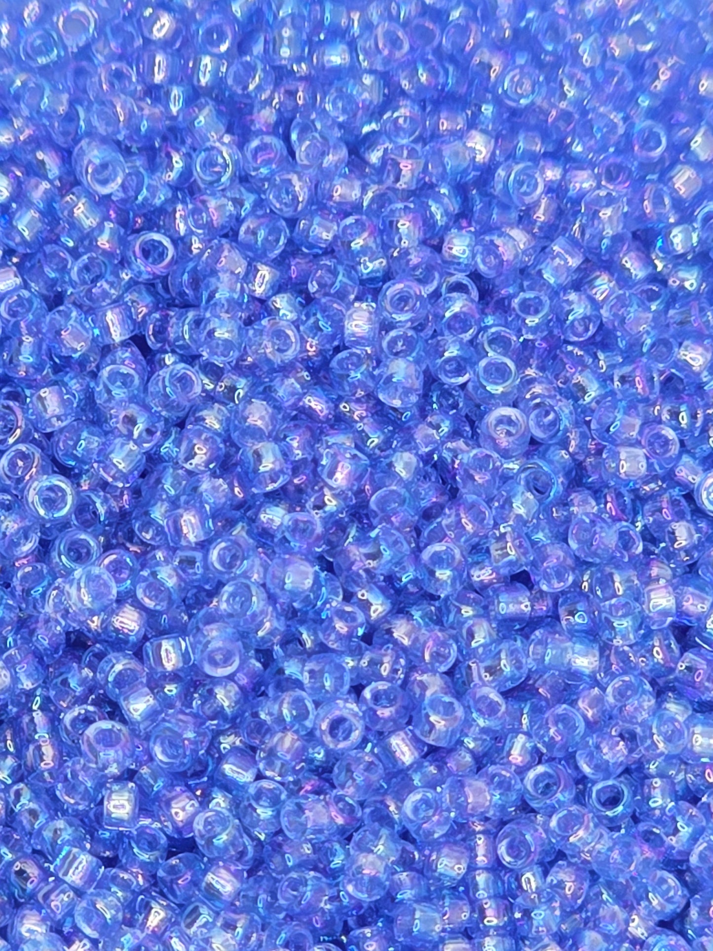 TOHO #15 Seeds - 168 - Transparent Rainbow Light Sapphire - 5 gms