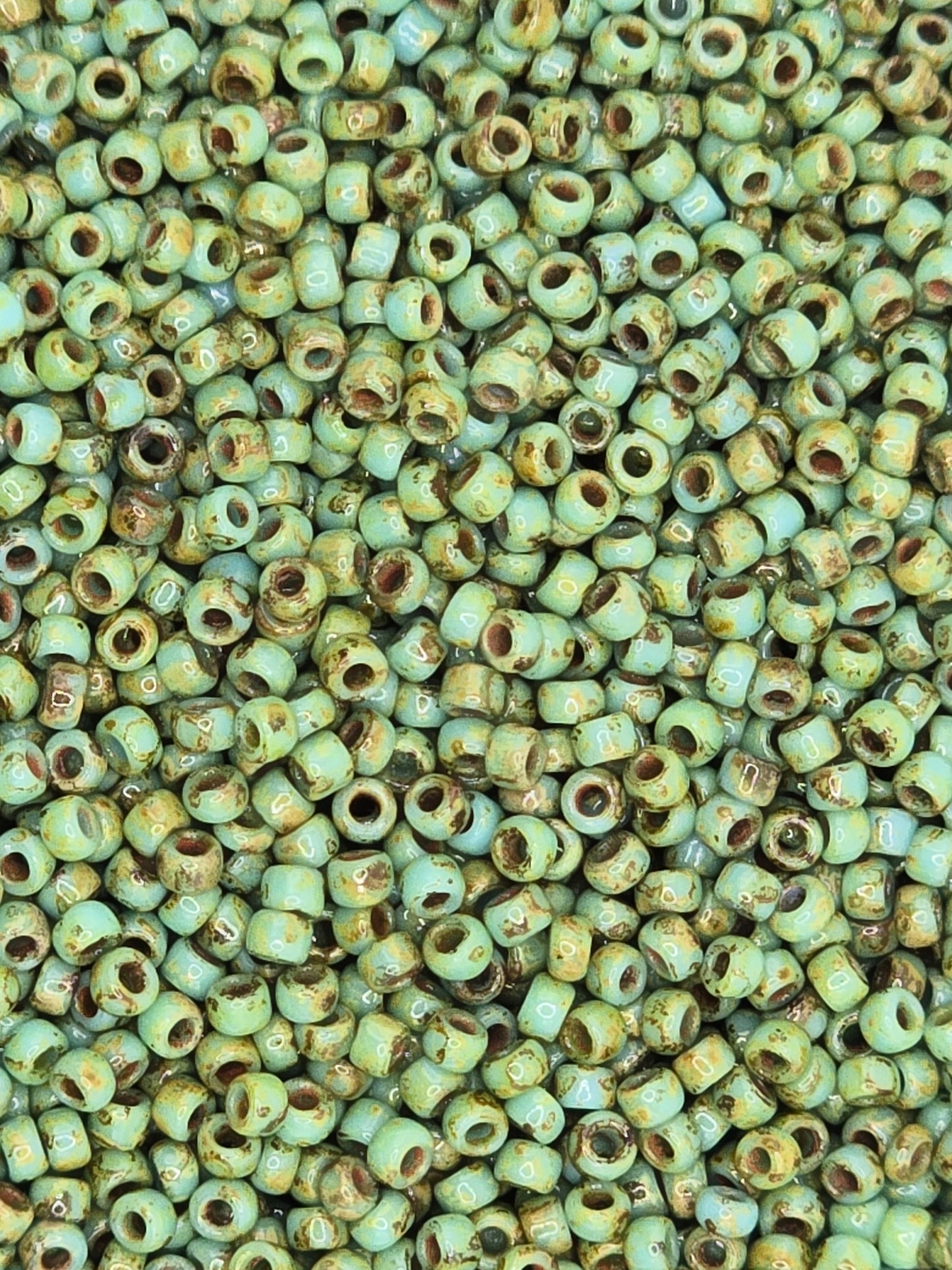 TOHO #15 Seeds - Y307 - HYBRID Turquoise Picasso - 5 gms