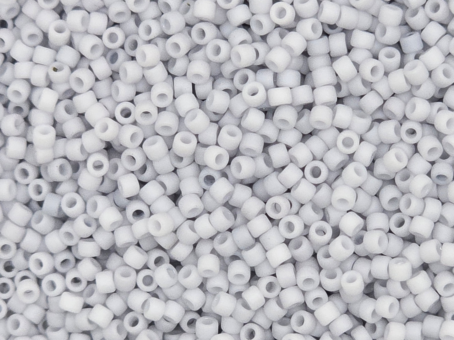 TOHO #15 Seeds - 767 - Opaque Pastel Frosted Light Grey - 5 gms