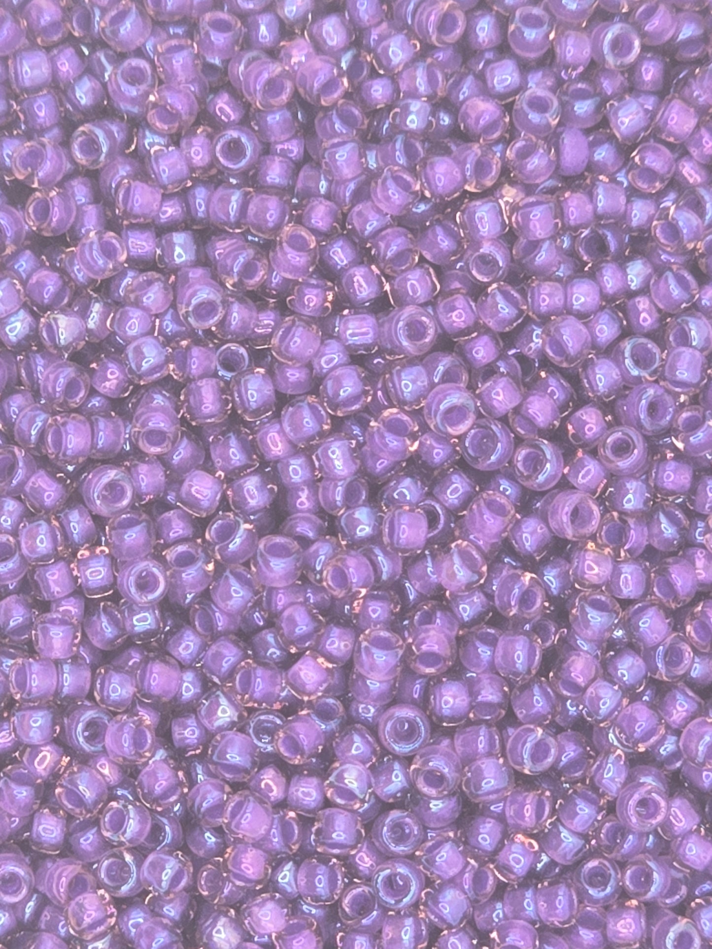 TOHO #15 Seeds - 928 - Inside Colour Rainbow Rosaline/Opaque Purple - 5 gms