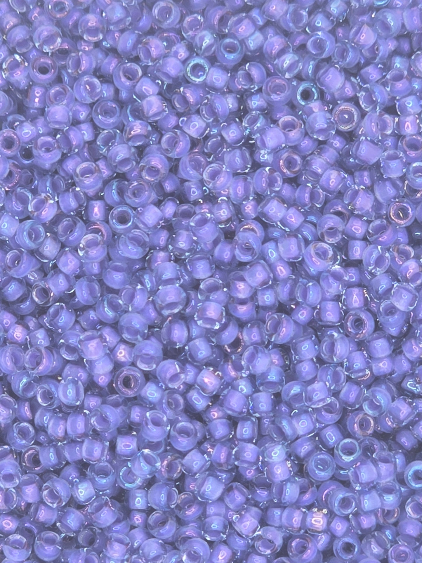 TOHO #15 Seeds - 934 - Inside Colour Light Sapphire/Opaque Purple - 5 gms
