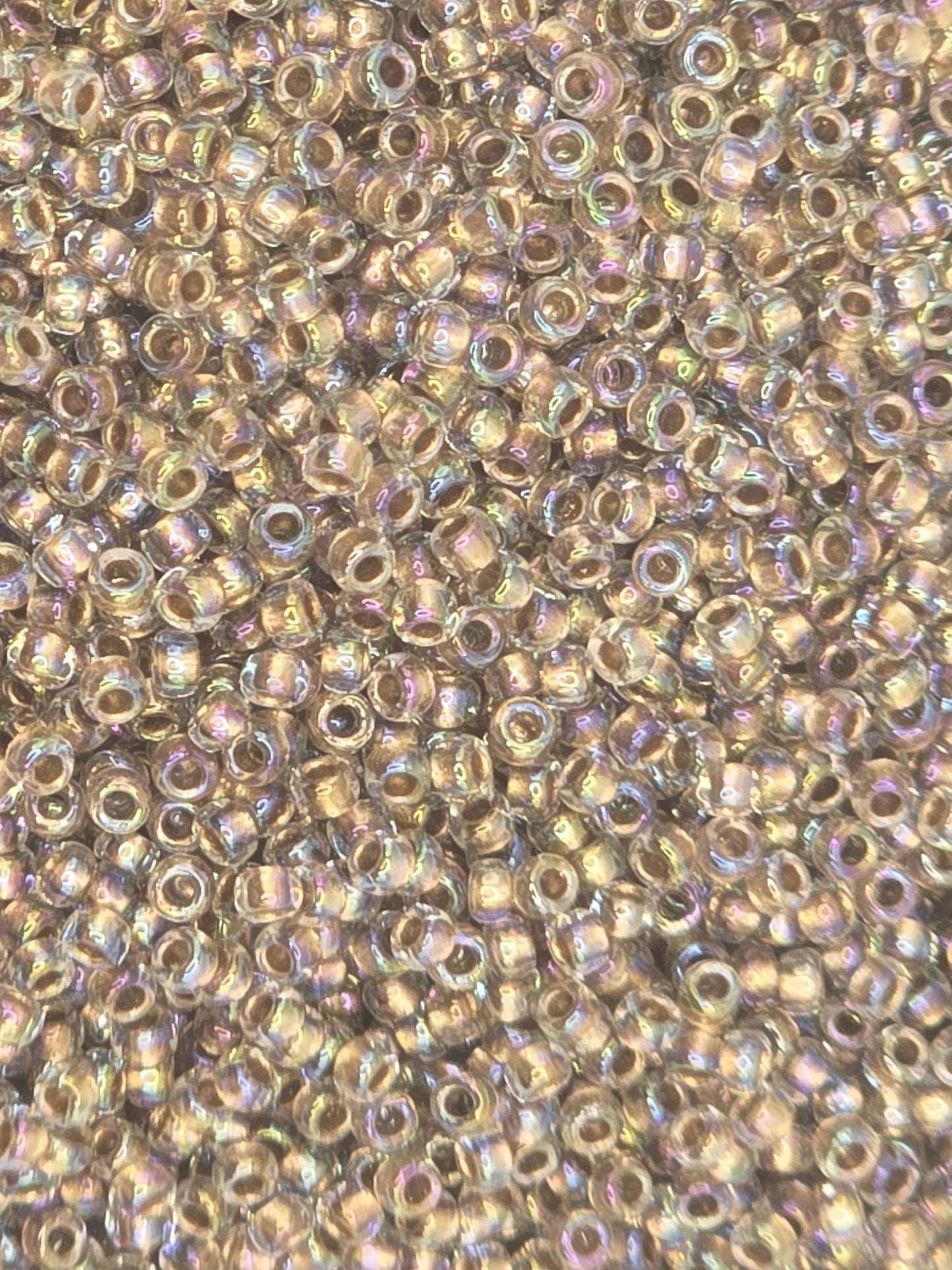 TOHO #15 Seeds - 994 - Gold Lined Rainbow Crystal - 5 gms