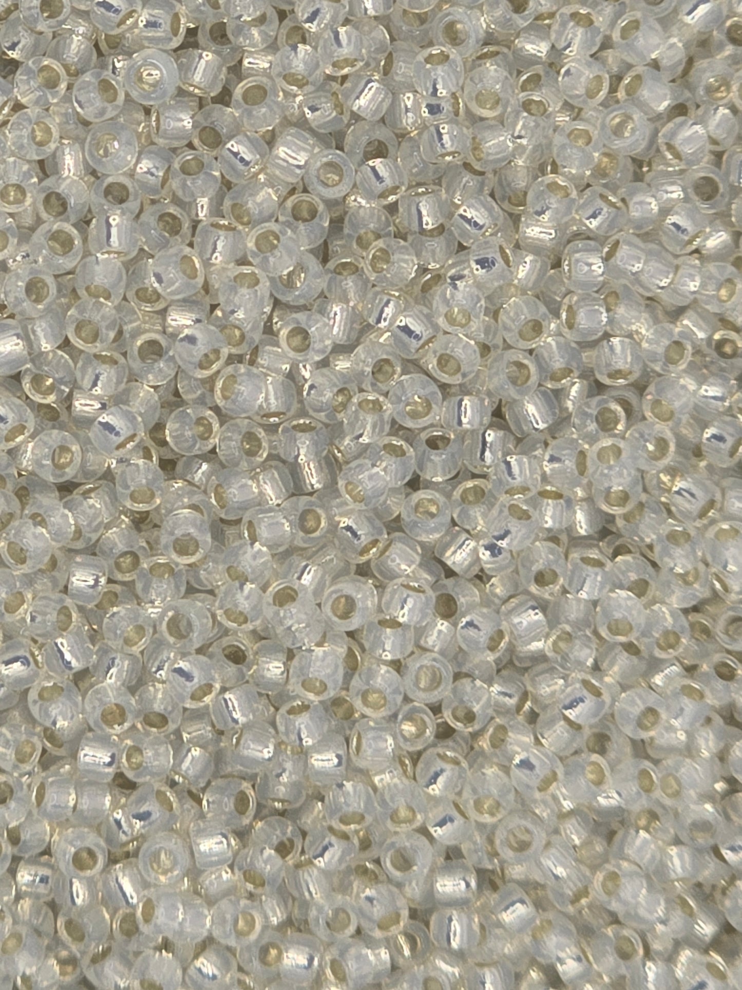 TOHO #15 Seeds - 2100 - Silver Lined Milky White - 5 gms