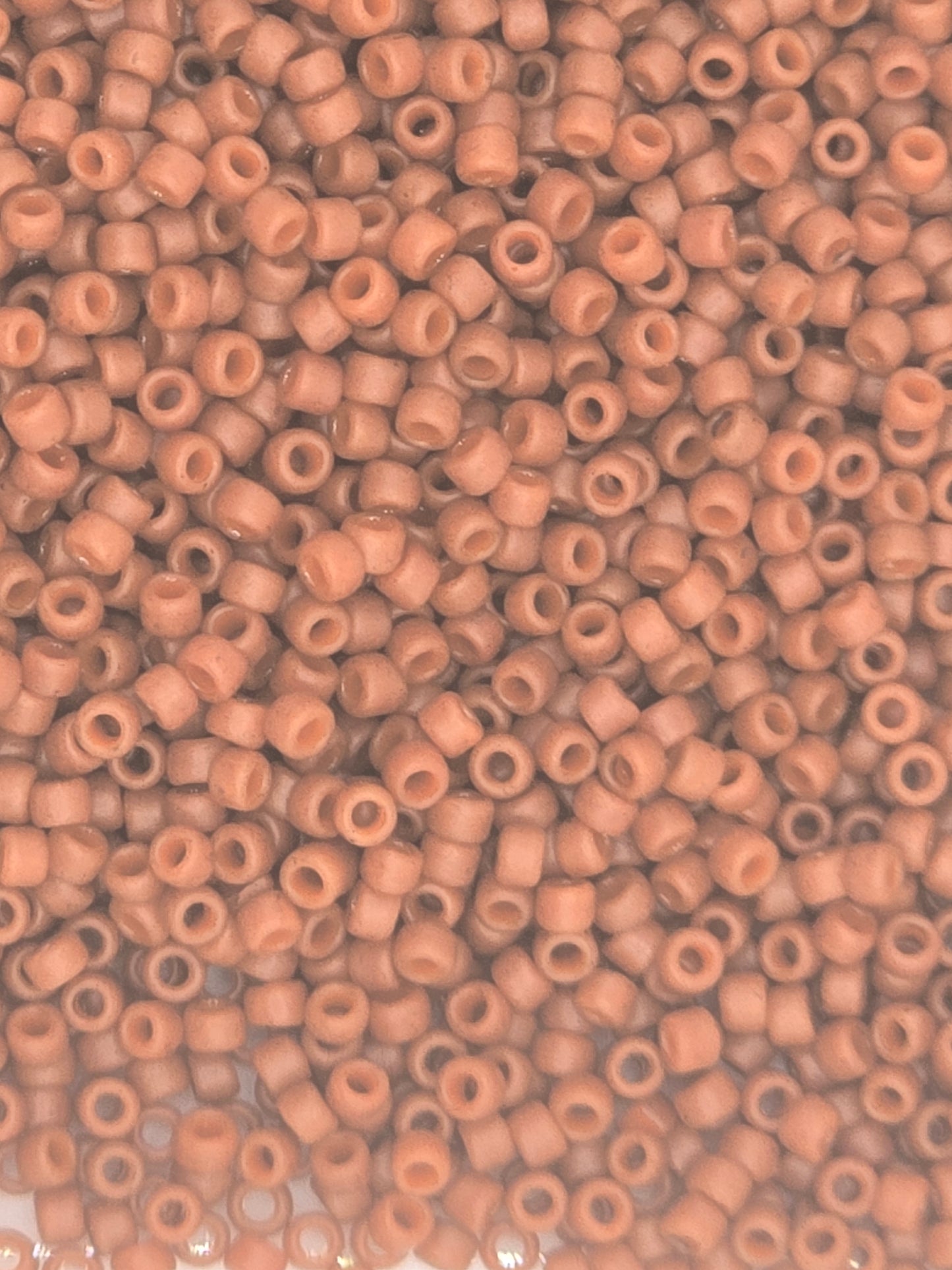 TOHO #15 Seeds - 2610F - Semi Glazed Burnt Orange - 5 gms