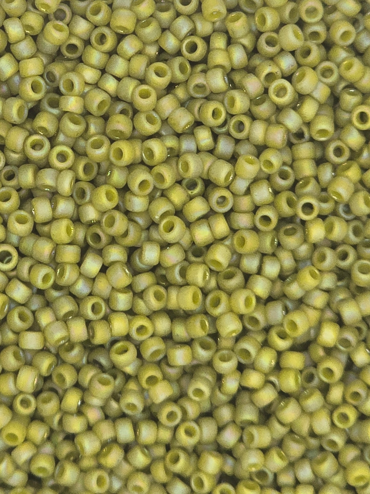 TOHO #15 Seeds - 2630F - Semi Glazed Rainbow Lemongrass - 5 gms