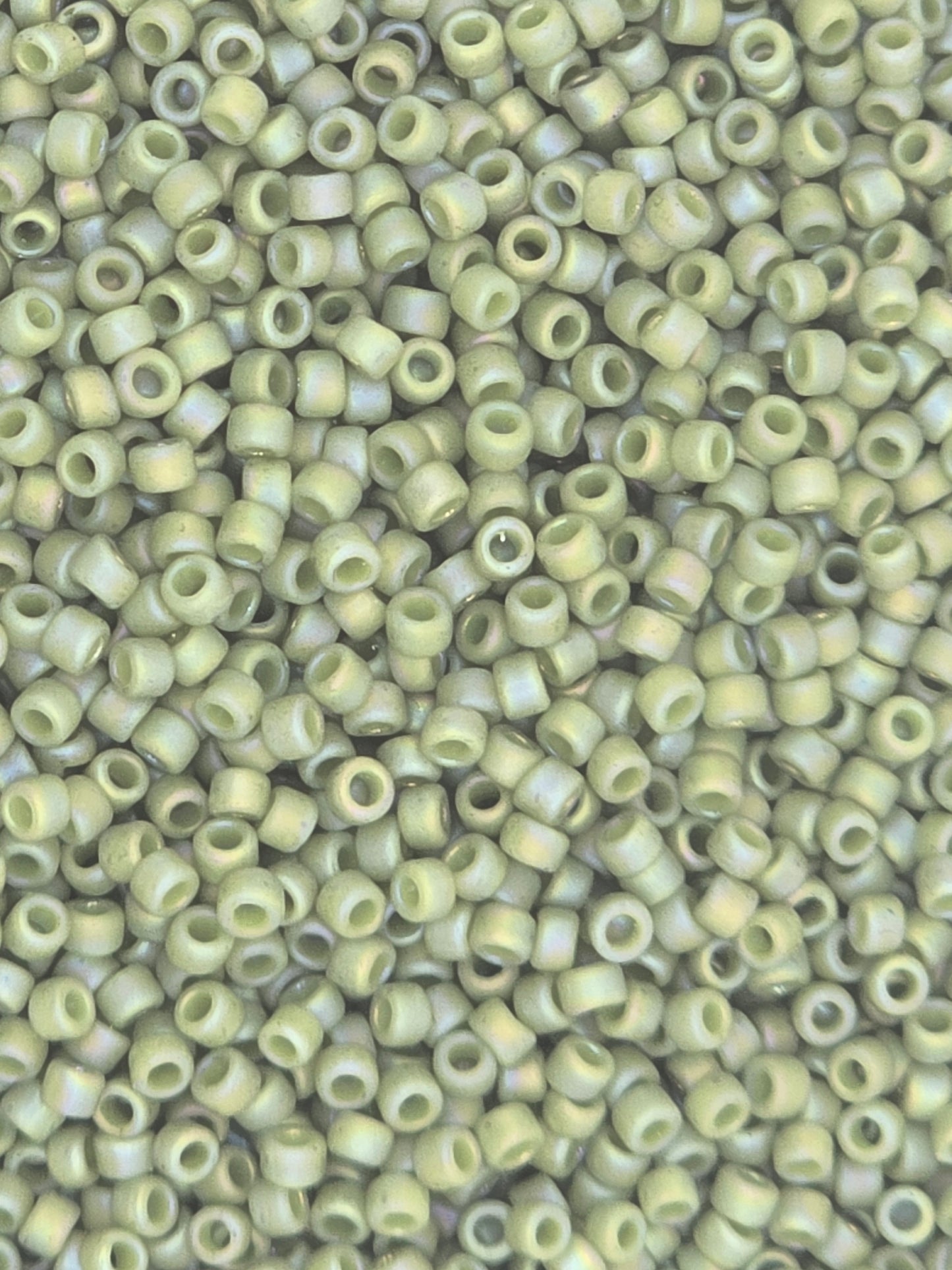 TOHO #15 Seeds - 2632F - Semi Glazed Rainbow Honeydew - 5 gms