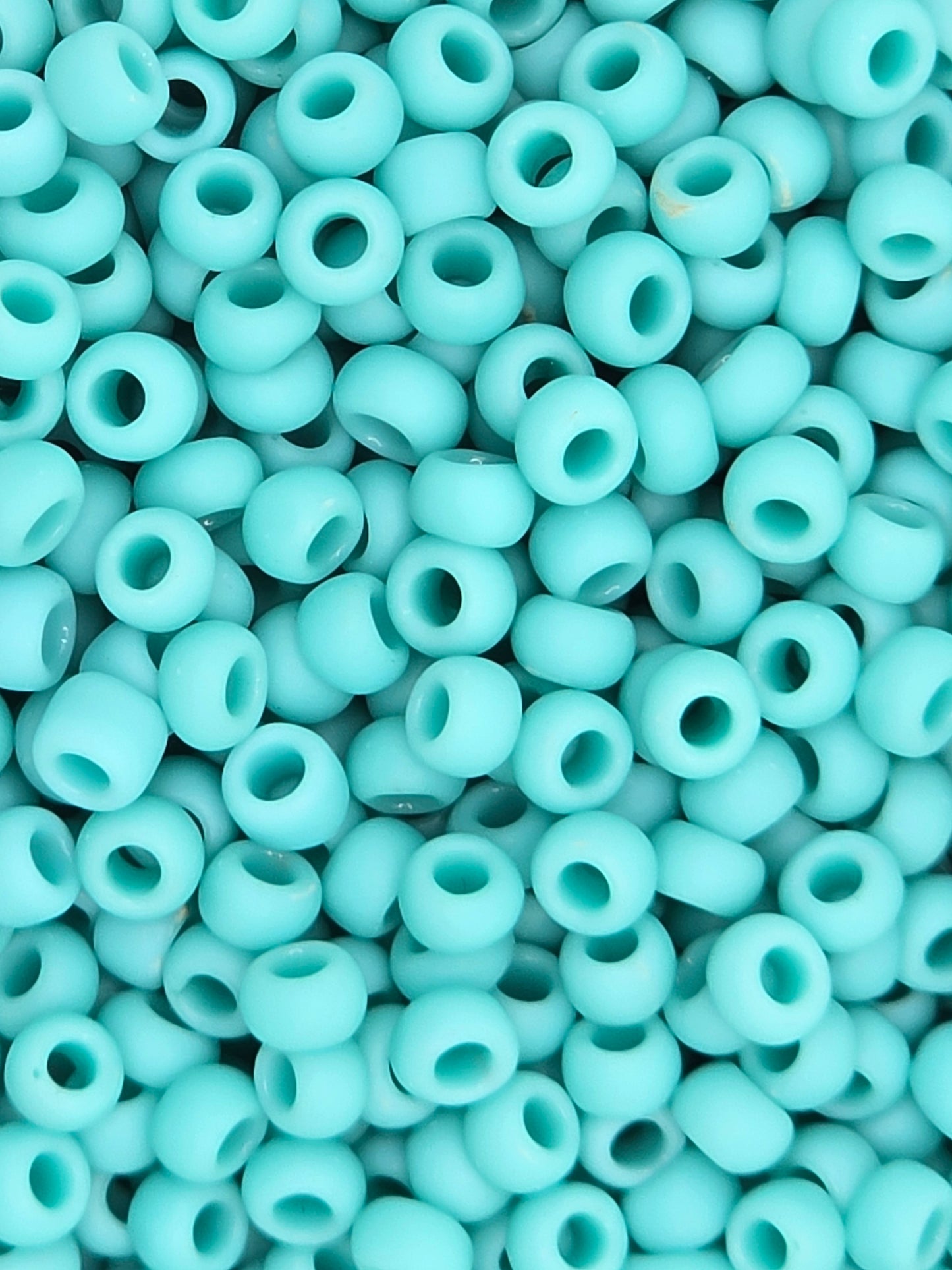 TOHO #8 Seeds - 55F - Opaque Frosted Turquoise - 10 gms