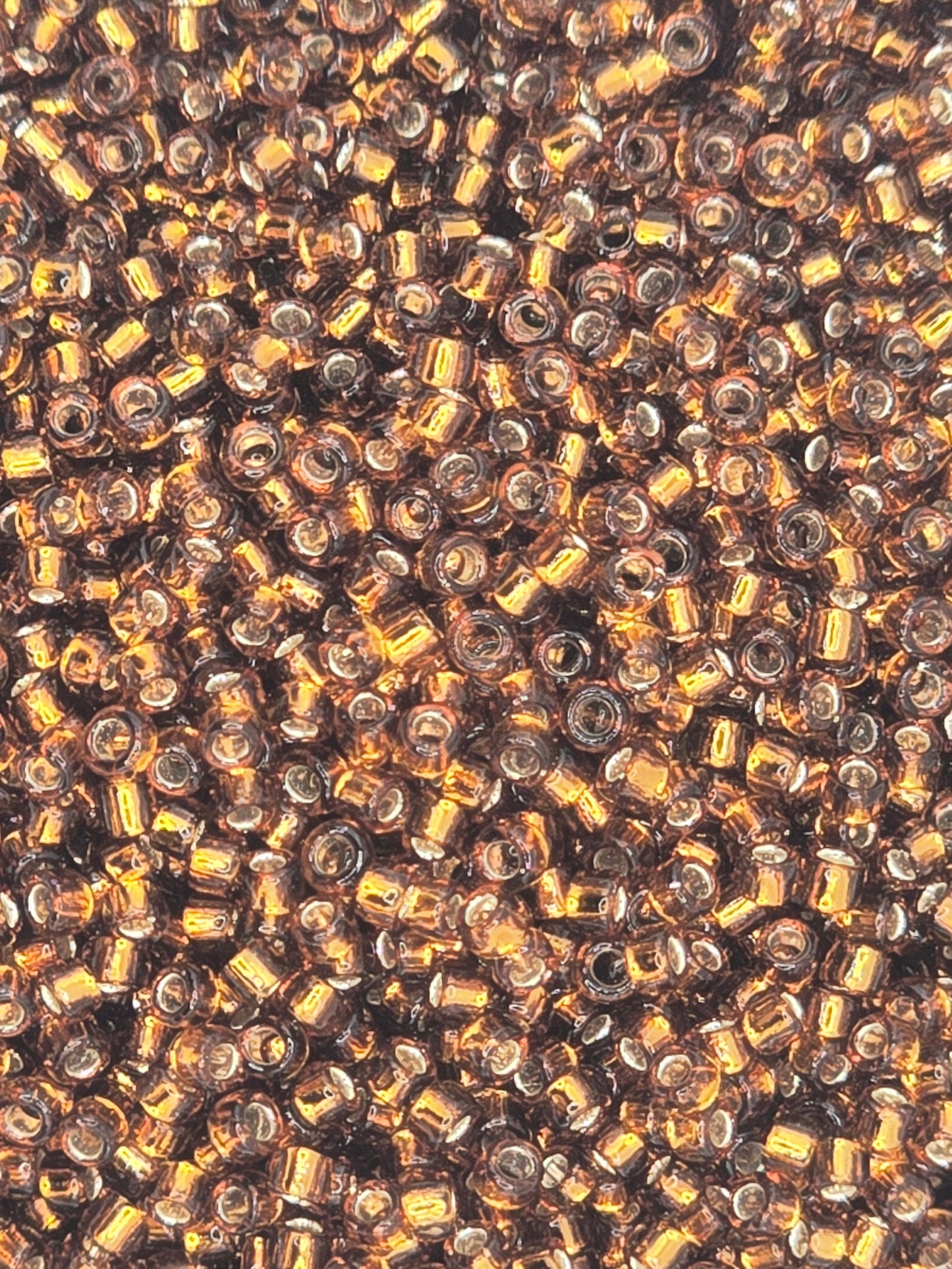 TOHO #15 Seeds - 34 - Silver Lined Smoky Topaz - 5 gms