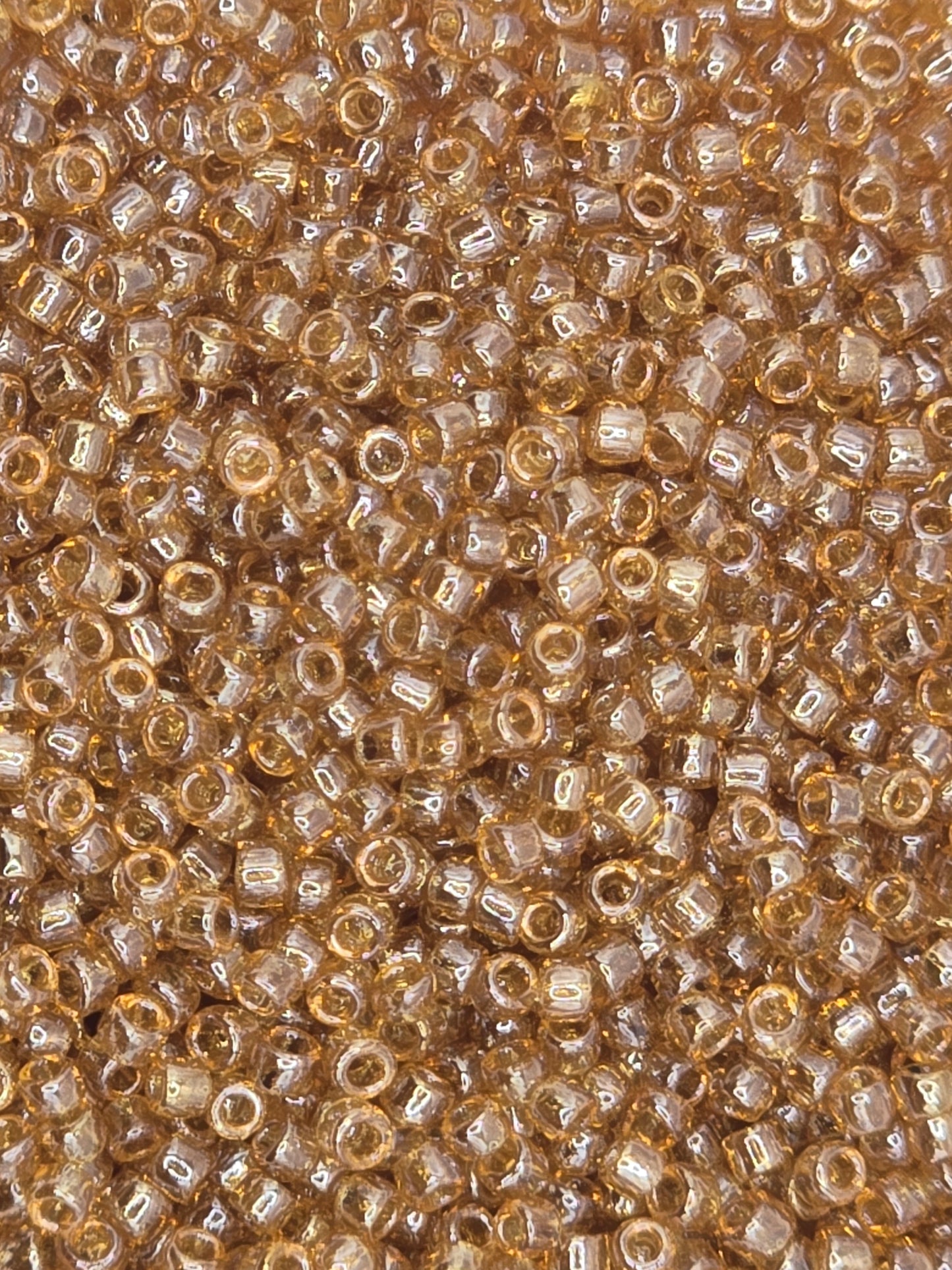 TOHO #15 Seeds - 103B - Transparent Luster Medium Topaz - 5 gms