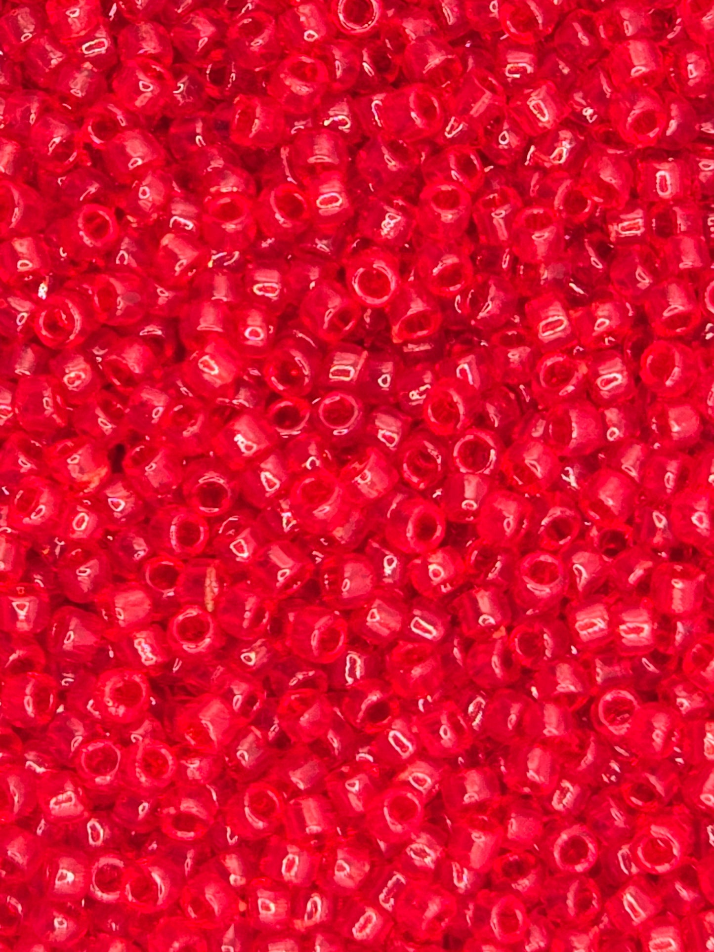 TOHO #15 Seeds - 5B - Transparent Siam Ruby - 5 gms