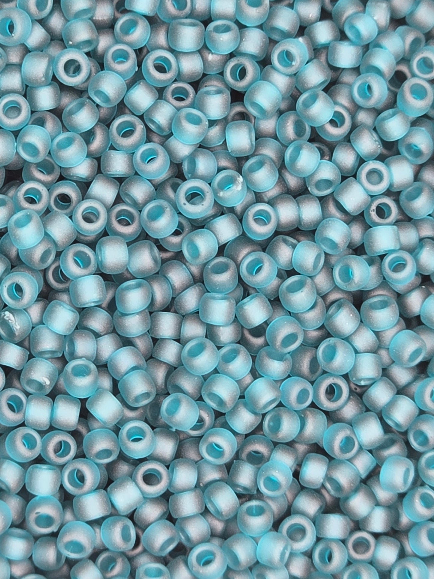 TOHO #15 Seeds - 7BDF - Transparent Frosted Teal - 5 gms