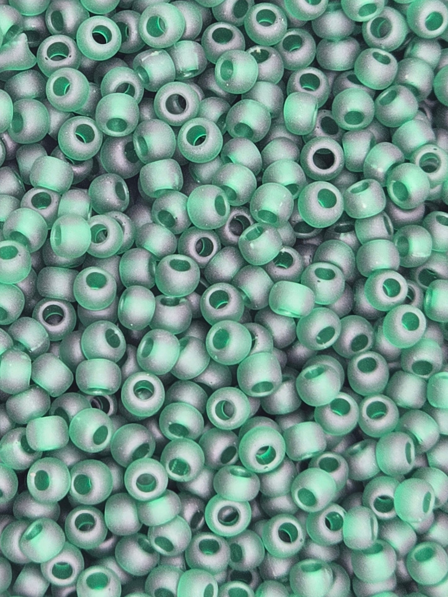TOHO #11 Seeds - 939F - Transparent Frosted Green Emerald - 10 gms