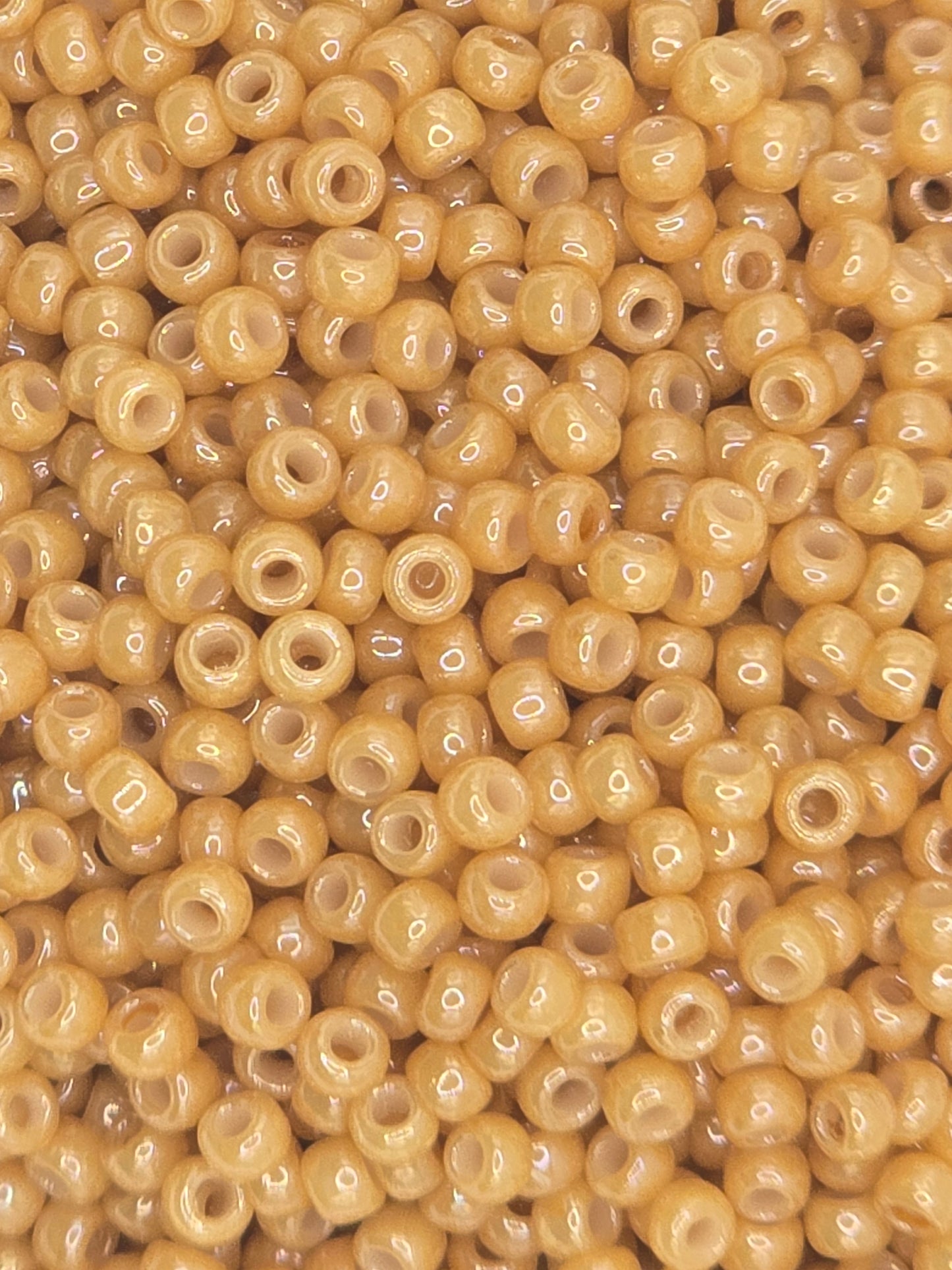 TOHO #11 Seeds -123D - Opaque Lustered Dark Beige - 10 gms