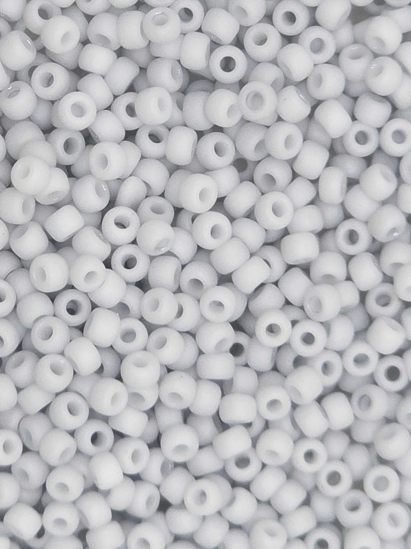 TOHO #11 Seeds - 767 - Opaque Pastel Frosted Light Grey - 10 gms