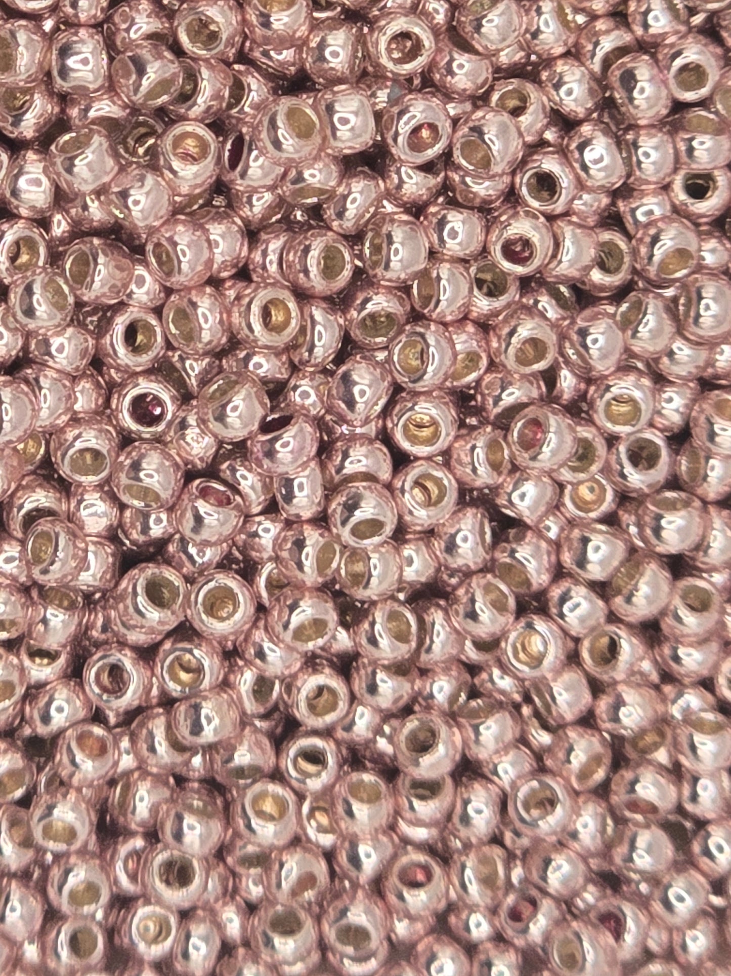 TOHO #11 Seeds - PF552 - Perma Finish Galvanized Sweet Blush - 10 gms