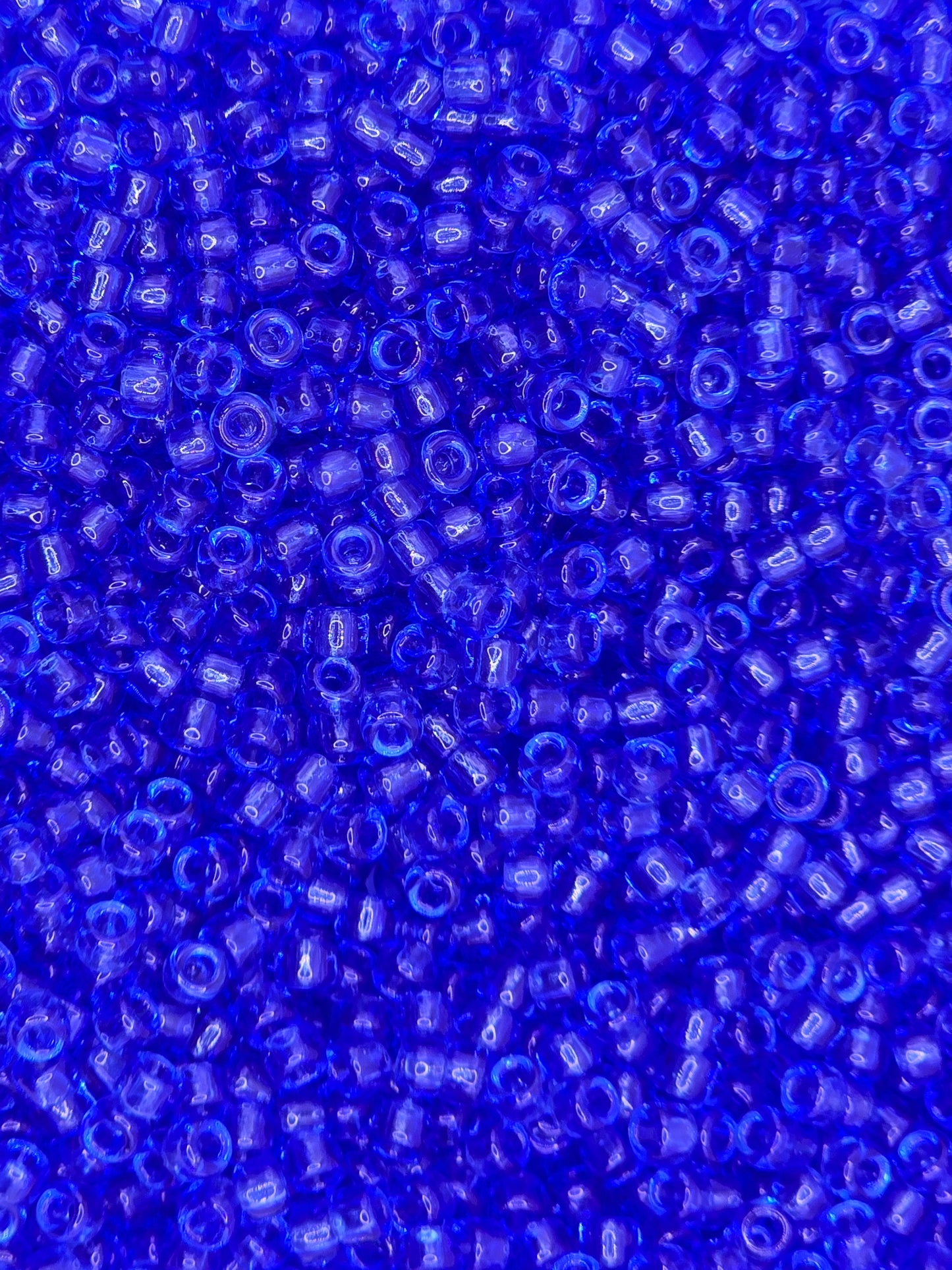 Czech #8 Seeds - Transparent Blue - 10 grams
