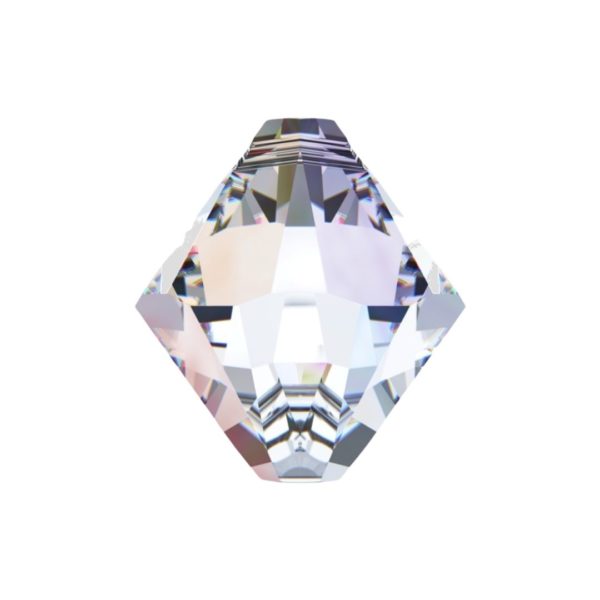 Swarovski 6301 Top Drilled Bicone - 6mm - Crystal AB - 10 pcs