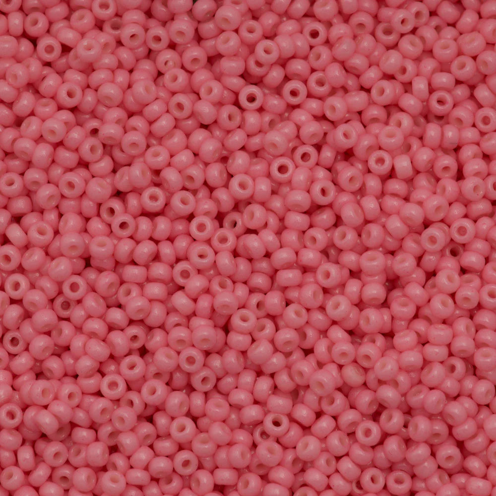 MIYUKI #11 Seed Bead - 11-4463 DURACOAT Opaque Dyed Pink - 10 gms