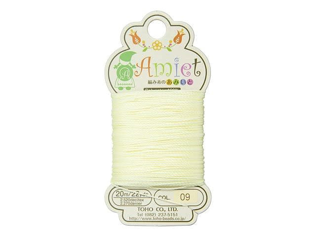 Amiet Beading Cord - 9 - Jonquil - 20 metres