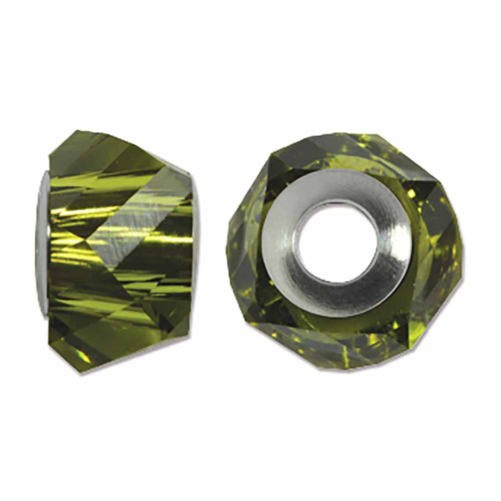 Swarovski 5920 - Be Charmed Helix Bead - Olivine