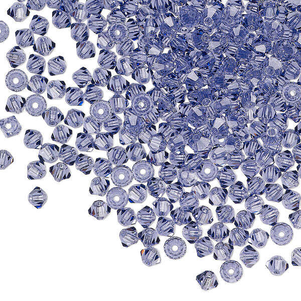 PRECIOSA 3mm Bicones - Tanzanite - 144 pcs ( 1 gross)