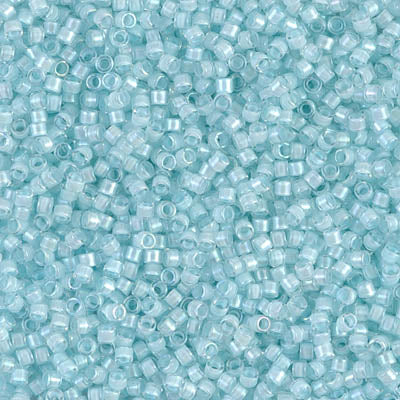 MIYUKI #11 DB 078 - Lined Aqua Mist AB - 5 gms