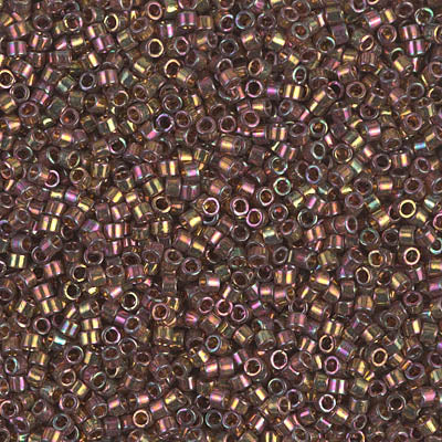 MIYUKI #11 DB 126 - Transparent Cinnamon Gold Rainbow Luster AB - 5 gms