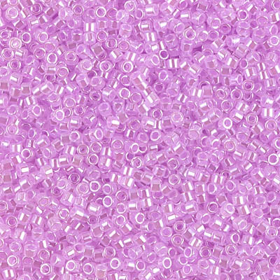 MIYUKI #11 DB 248 - Lined Crystal Pale Lilac Luster - 5 gms