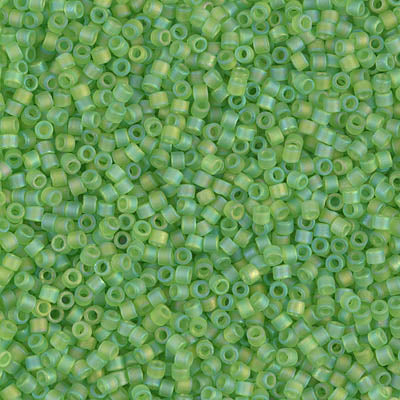 MIYUKI #11 DB 1281 - Matte Transparent Lime AB - 5 gms