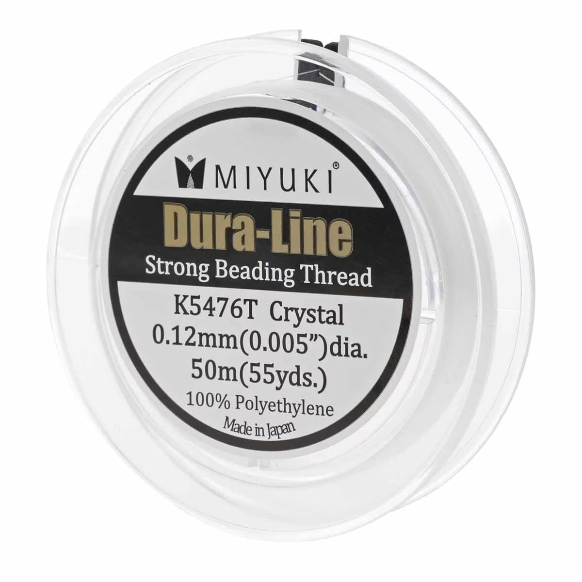 MIYUKI Strong Beading Cord - 50m - 0.12mm - Crystal