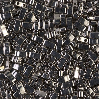 MIYUKI Half Tila Bead - HTL 190 - Nickle Plated - 10 gms