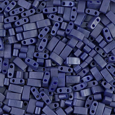 MIYUKI Half Tila Bead - HTL 2075 - Matte Opaque Cobalt Luster - 10 gms