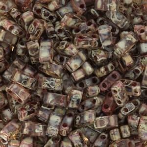 MIYUKI Half Tila Bead - HTL 4505 - Picasso Light Smoked Topaz - 10 gms