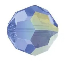 Swarovski 5000 Round - 3mm - Light Sapphire AB - 20 pcs