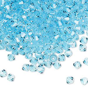 PRECIOSA 4mm Bicones - Aqua Bohemica - 144 pcs ( 1 gross)