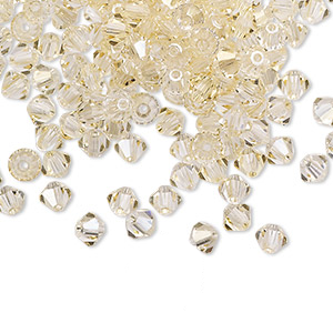 PRECIOSA 4mm Bicones - Blond Flare - 144 pcs ( 1 gross)