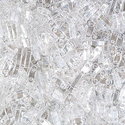 MIYUKI Quarter Tila Bead - QTL 160 - Crystal Luster - 10 gms