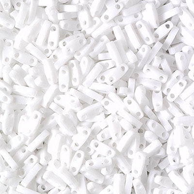 MIYUKI Quarter Tila Bead - QTL 402 - Opaque White - 10 gms