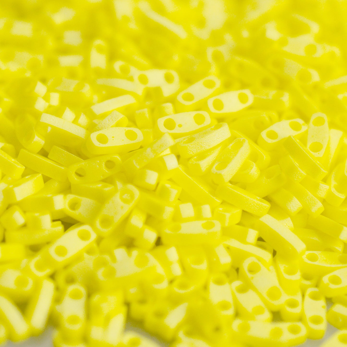 MIYUKI Quarter Tila Bead - QTL 404FR - Opaque Yellow AB - 10 gms