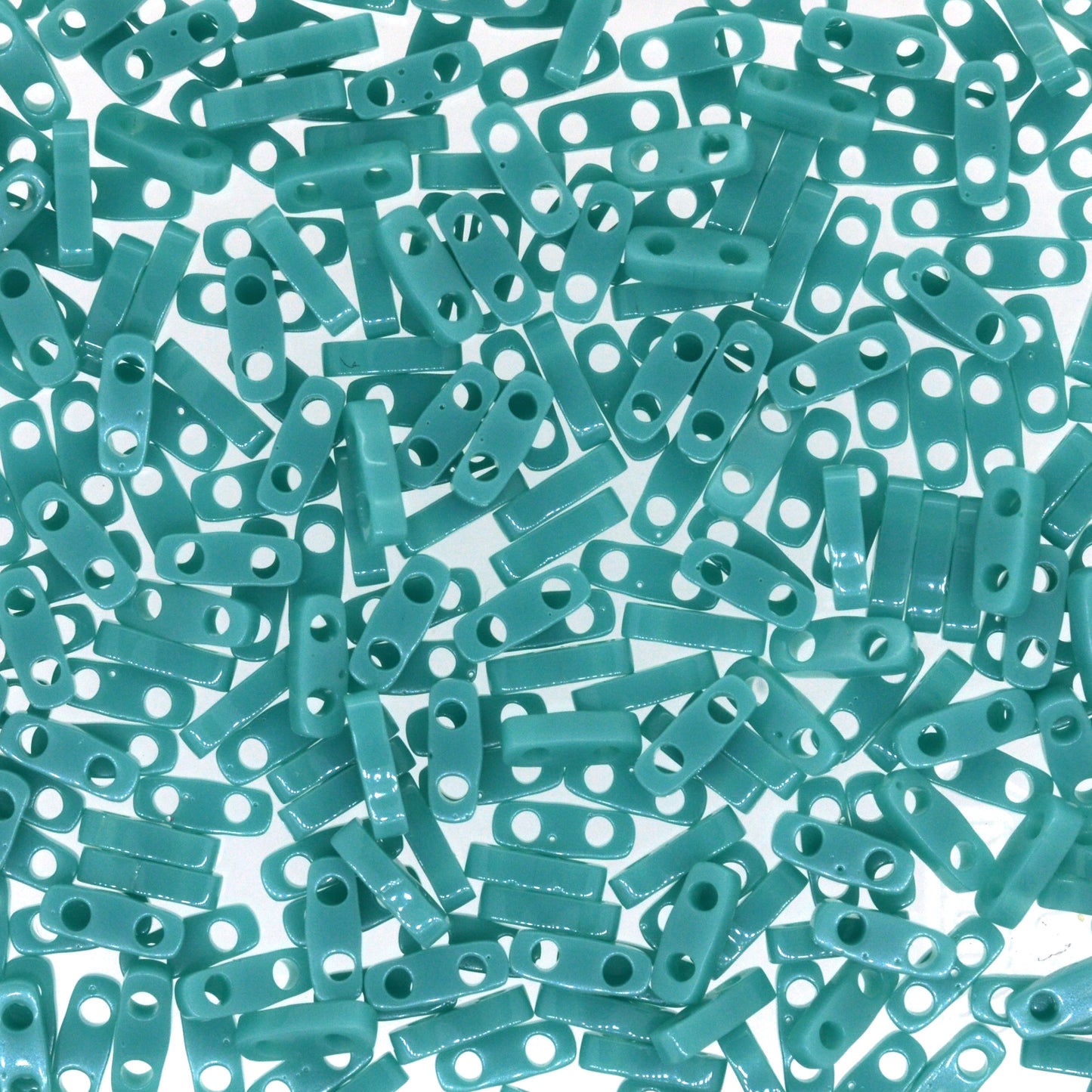 MIYUKI Quarter Tila Bead - QTL 412 - Opaque Turquoise - 10 gms