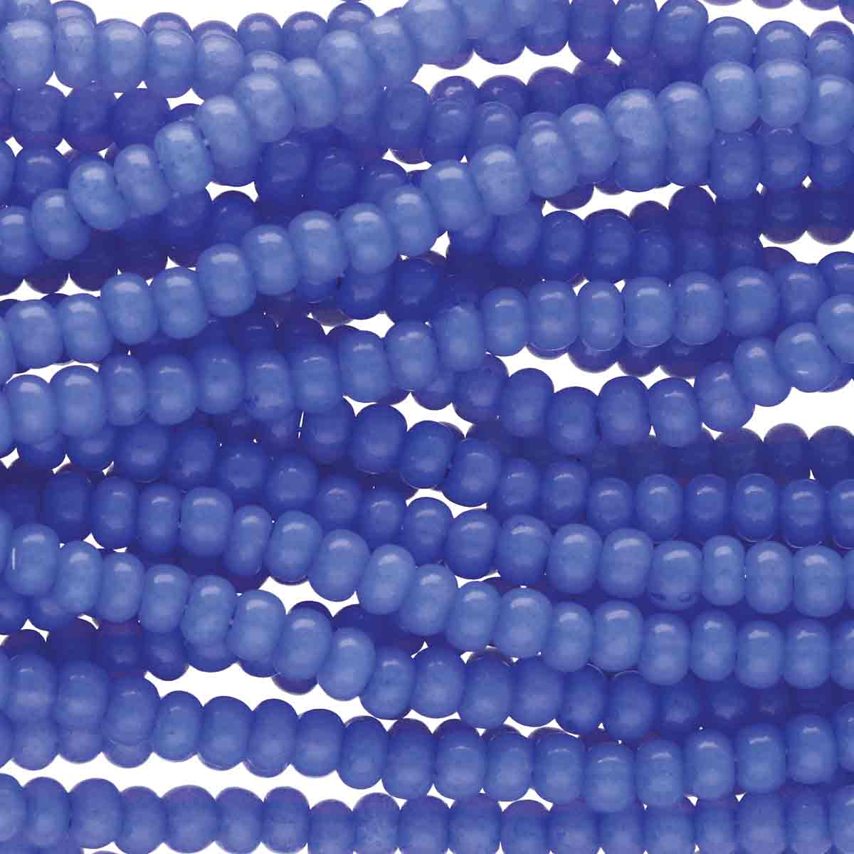 Preciosa #11 Seed Bead Hanks - Tanzanite Opal Solgel - 18 grams