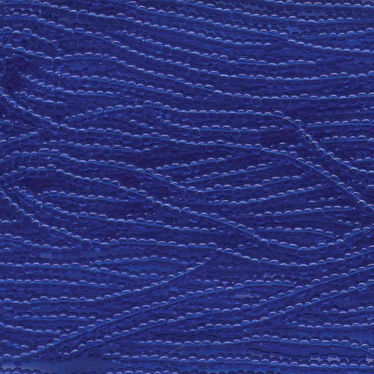 Preciosa #11 Seed Bead Hanks - Transparent Sapphire - 18 grams