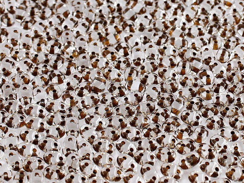 Matubo Superduo - 00030-44817 - Crystal Brown Lined - 10 gms